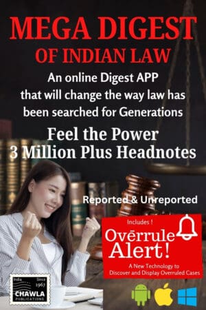 Mega Digest of Indian Law
