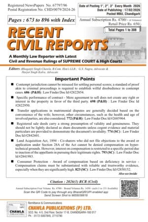 Recent Civil Reports