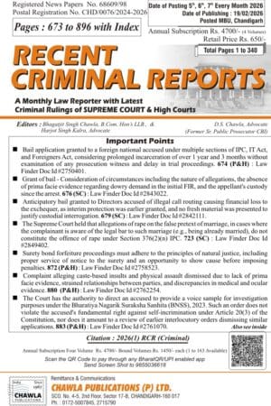 Recent Criminal Reports