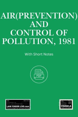 AIR (Prevention and Control of Pollution) Act, 1981