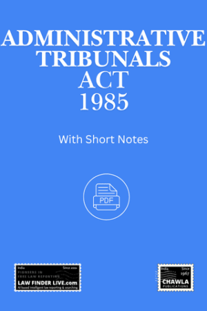 Administrative Tribunal Act, 1985