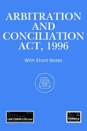 Arbitration and Conciliation Act, 1996