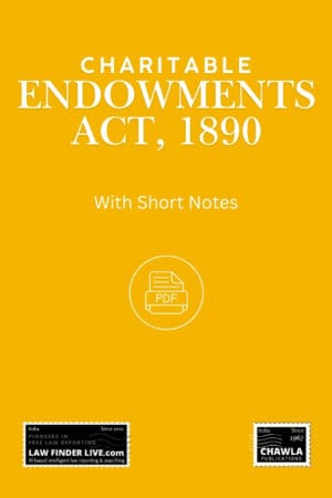 Charitable Endowments Act, 1890