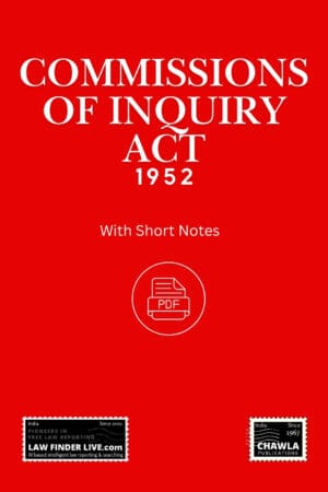 Commissions of Inquiry Act 1952