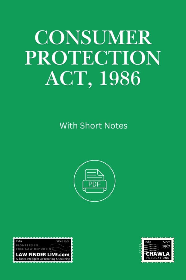 Consumer Protection Act, 1986