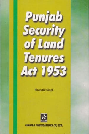 Punjab Security of Land Tenures Act, 1953