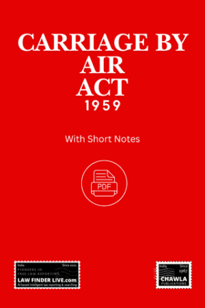 Carriage by AIR Act, 1972