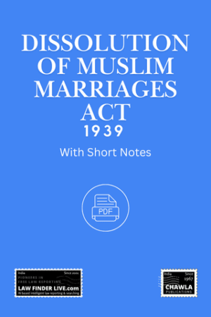 Dissolution of Muslim Marriages Act, 1939