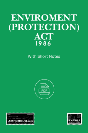 Environment (Protection) Act 1986