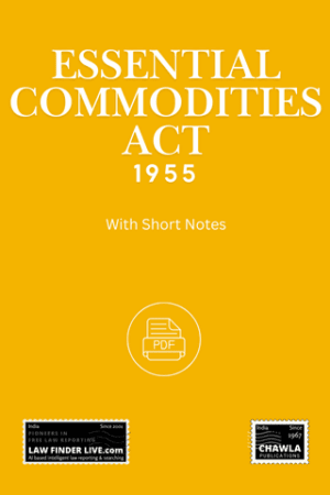 Essential Commodities Act 1955