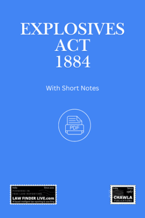 Explosives Act 1884