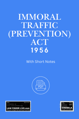 Immoral Traffic (Prevention) Act 1956