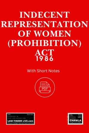 Indecent Representation of Women (Prohibition) Act 1986