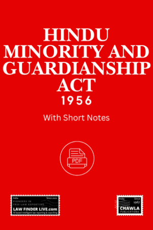 Hindu Minority and Guardianship Act 1956