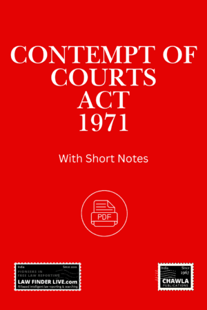 Contempt of Courts Act, 1971