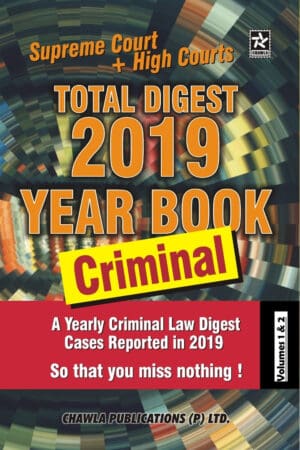 Total Digest of Criminal Year Book 2019 (Set of 2 Volumes)