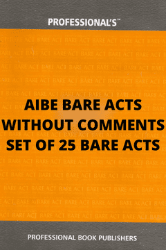 ALL INDIA BAR EXAMINATION AIBE BARE ACTS WITHOUT COMMENTS SET OF 25 BARE ACTS A.I.B.E AS PER NEW SYLLABUS WITH NEW & OLD CRIMINAL LAWS
