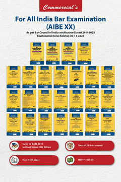 AIBE COMBO - 25 Bare acts without notes as per BCI